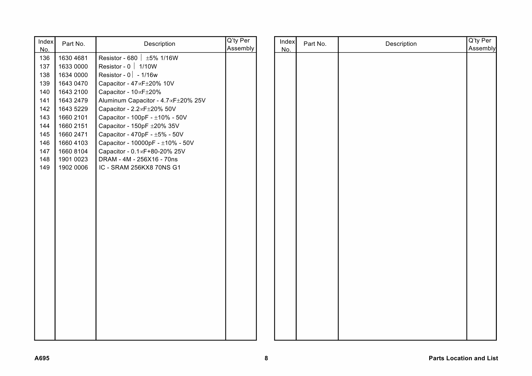 RICOH Options A695 SCANNER-UNIT-TYPE-450 Parts Catalog PDF download-5